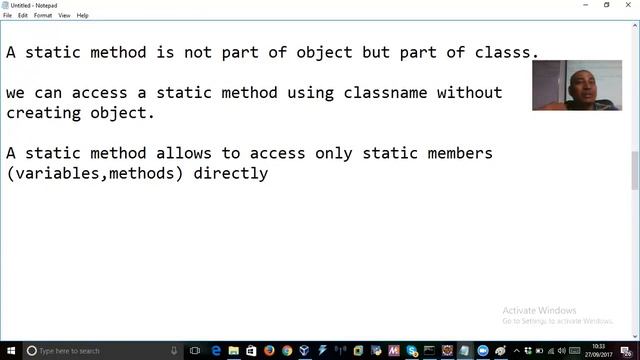 30.Core Java Static methods by Manohar Papasani смотреть онлайн