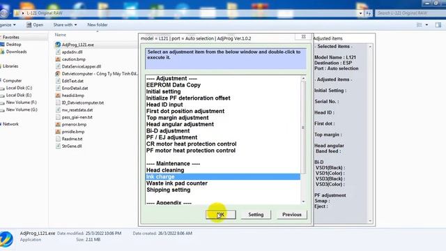 Reset Epson L121 Printer Free Adjustment Program Download Software Resetter Epson L121 Licence Key