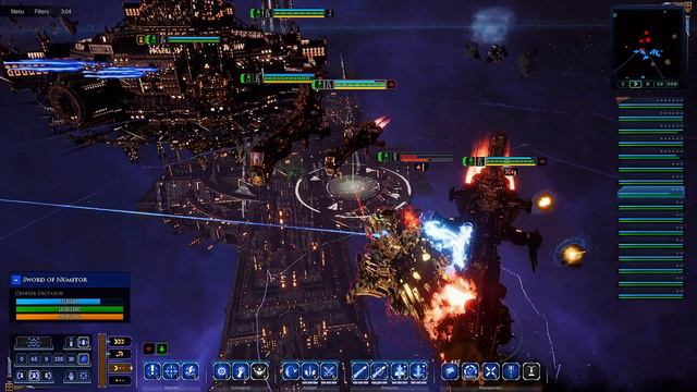 HOLY CRUSADE (adeptus mechanicus with Phalanx) VS (Pirate Orks) смотреть онлайн