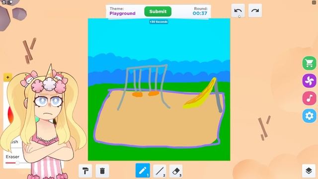 Roblox Speed Draw with Sanna! смотреть онлайн