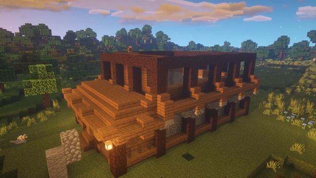 Ванилла #1 - Огромный ДОМ & Начало Путешествия | Выживание в МАЙНКРАФТ БЕЗ МОДОВ! смотреть онлайн