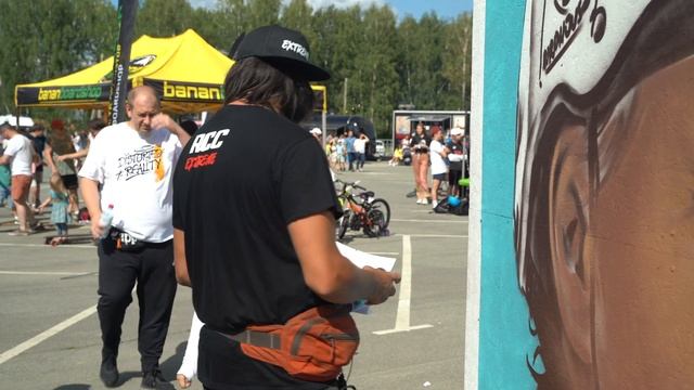 Tony Hawk Graffiti. Рисую граффити-портрет. Скейтпарк RCC. смотреть онлайн
