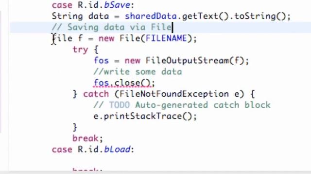 Android Developing Applications Tutorial 99 Writing Data to File Output Stream смотреть онлайн
