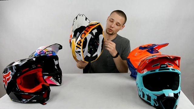 Выбираем кроссовый шлем за 15-25 т. руб. - Airoh, Fox, Just1, Leatt. смотреть онлайн