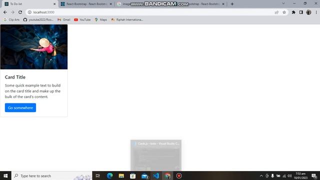 Make Cards with React Bootstrap || Back To School смотреть онлайн