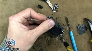 переделываем обычный ключ тойота в выкидной ключ для toyota camry, land cruiser prado, corolla, rav