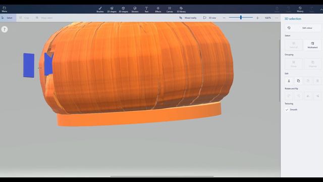 Microsoft Paint 3D Drawing | Pumpkin House | Guitar Music #479 смотреть онлайн