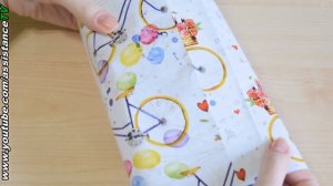 КАК СДЕЛАТЬ ПОДАРОЧНЫЙ ПАКЕТ из УПАКОВОЧНОЙ БУМАГИ СВОИМИ РУКАМИ