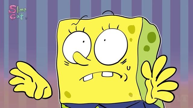 SORRY SANDY! -VERY SAD STORY ?- Animation | SPONGEBOB ANIMATION COMPLETE EDITION | SLIME CAT смотреть онлайн