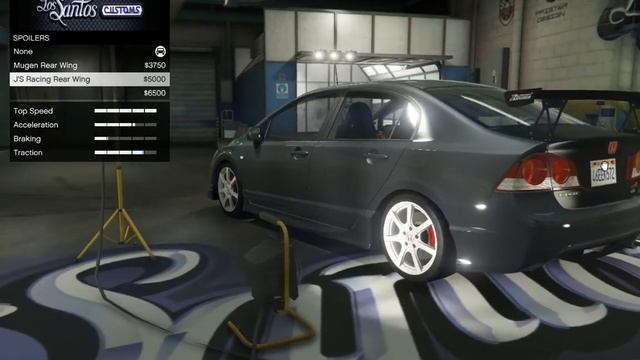 GTA V Honda Civic Type-R (FD2) mod смотреть онлайн