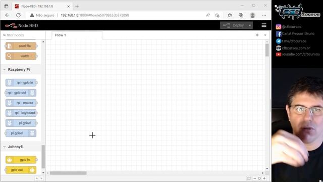 Acendendo um LED no Raspberry com Node-Red - Curso de Raspberry pi - Aula 05 смотреть онлайн