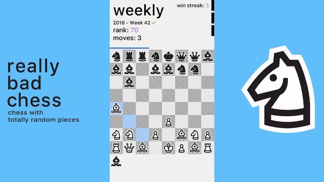 Решение задачи 42 недели за 5 ходов | Really Bad Chess смотреть онлайн