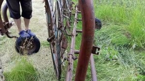 МТЗ-80 /Сгребание сена\ Грабли «ГВК-6»