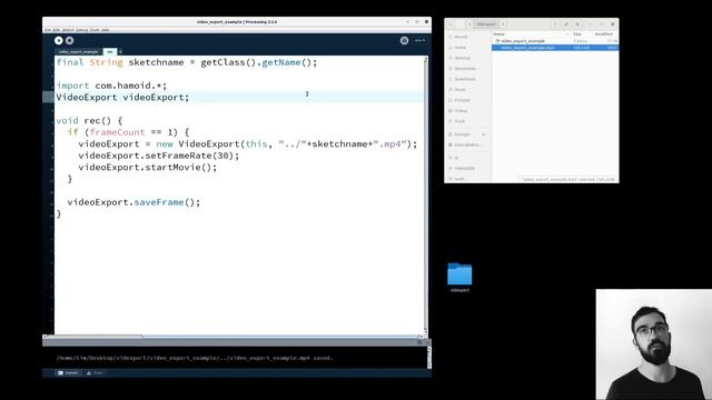 Video-Export - Processing Tutorial смотреть онлайн