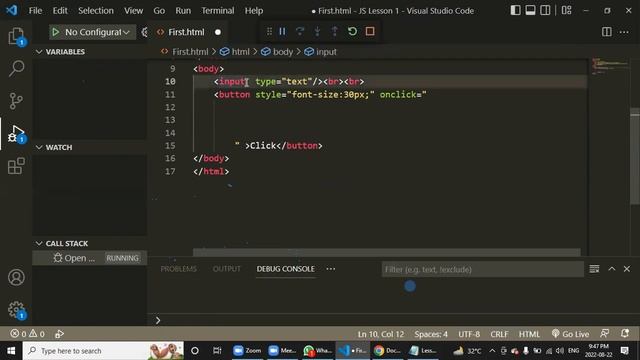 Html, CSS, Javascript Tutorial 1 смотреть онлайн