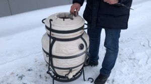 Тандыр "Охотник" с термометром