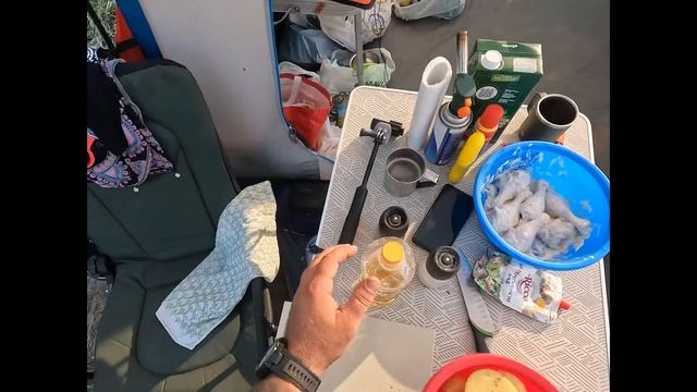 Улов на донки на реке Луга за два дня / Новый рецепт картошки в казане смотреть онлайн