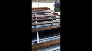 Изготовление понтона на пластиковых бочках 6*4.