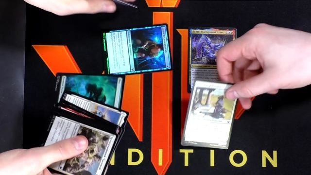 МТГ версус - Бустер ЛЕЩ Тероса Митя vs Дима Magic: The Gathering WinCondition mtg opening смотреть онлайн