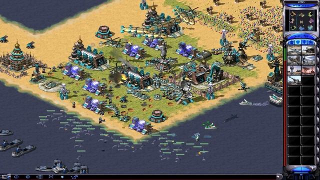 Red Alert 2 | Insane Navy Battle Vol 2.0 | Extra Hard AI (7 vs 1) смотреть онлайн