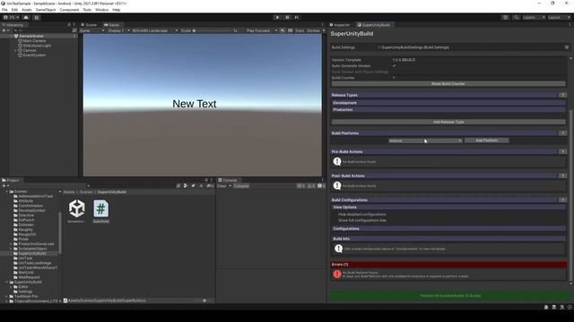Unity Build Automation - SuperUnityBuild + Automate Zip File смотреть онлайн
