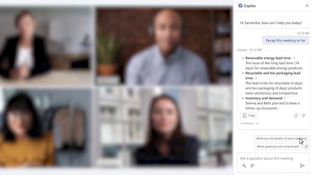 Microsoft 365 Copilot in Teams Meetings смотреть онлайн