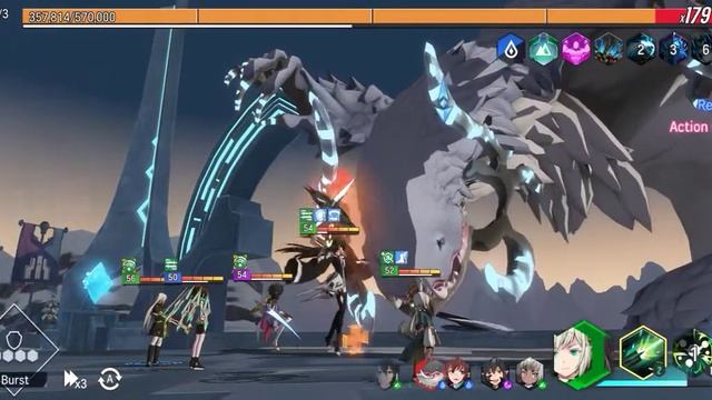 Lord of Heroes - Lumisade (Extreme) 5-8 NO DAMAGE [Water Astrid MAX Burst] Guide смотреть онлайн