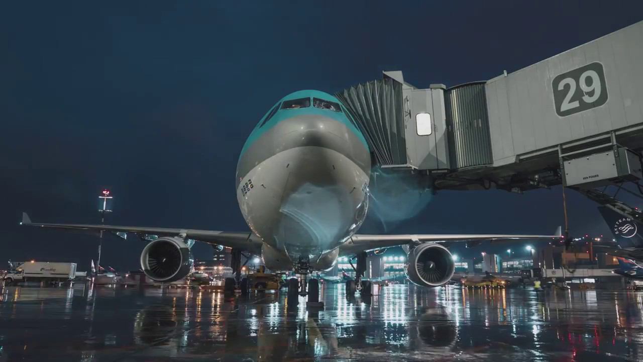 Споттинг с Korean Air в аэропорту Шереметьево смотреть онлайн