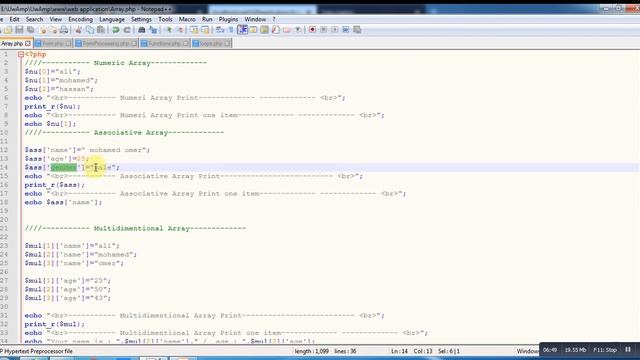 Web Applications Lecture 6 (array) смотреть онлайн