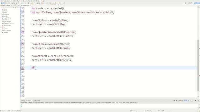 Exact change Java / How to Tutorial смотреть онлайн