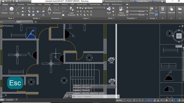 AutoCAD Electrical Lighting Layout Plan смотреть онлайн