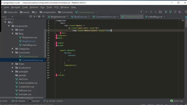LARAVEL5 3 and vuejs 2 1 x transfering comments system to component posting blog comment смотреть онлайн