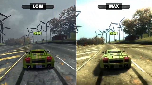 Need for Speed: Most Wanted Low vs. Ultra (Graphics Comparison) смотреть онлайн