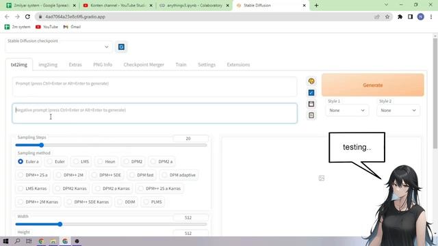 Anything V3 Stable Diffusion 1-CLICK Google Colab Setup смотреть онлайн