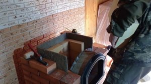 камино печь 3х2,5