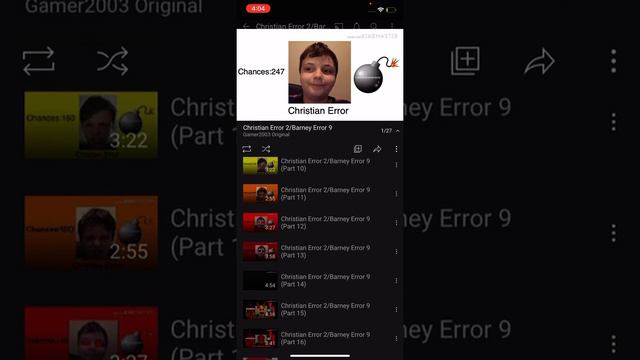 BarneyErrorFanAndUserName759 reacts Christian error barney error 9 part 1 смотреть онлайн