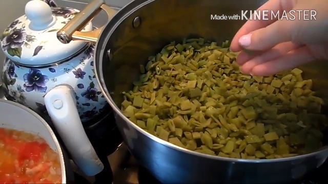 КАК ВКУСНО ПРИГОТОВИТЬ СТРУЧКОВУЮ ФАСОЛЬ#вкусное диетическое овощное блюдо смотреть онлайн