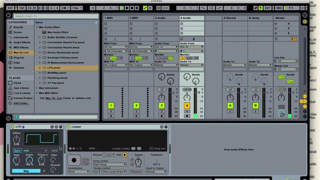 Ableton Live 9 Tutorial - LFO - Looper Control смотреть онлайн