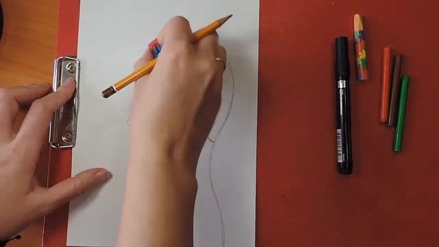 Рисуем голову человека в профиль смотреть онлайн