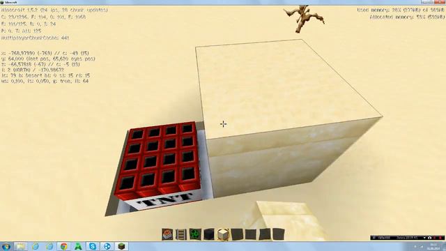Как делать мини ядерную бомбу в Minecraft без модов смотреть онлайн