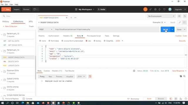 14 - REST API INSERT UPDATE DELETE (Mysql, PostgreSQL, dan PHP) смотреть онлайн