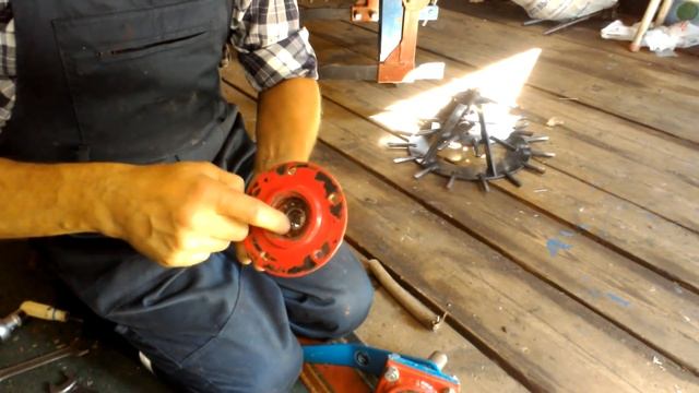 Ротационная борона для мотоблока. смотреть онлайн