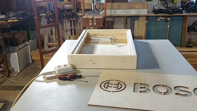 BOSCH логотип, вывеска, своими руками .BOSCH logo, signboard, do it yourself смотреть онлайн