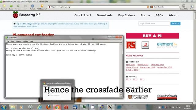 Remote Access of a Raspberry Pi using XRDP and X11 forwarding смотреть онлайн