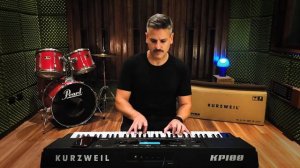 Probando el Kurzweil Kp100 en  PennyLane Estudios teclados, piano electrico, test, keyboard