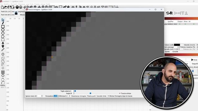 TUTORIAL Lightburn. Come Tracciare Tutte Le Immagini!