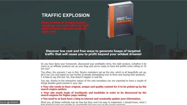 TRAFFIC EXPLOSION 2020 New | INTERNET MARKETING TRAFFIC