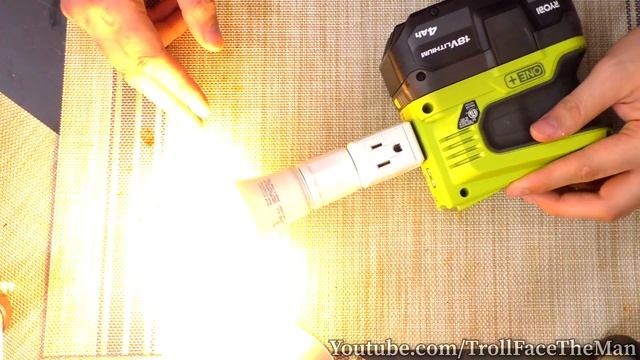 Easy Hack for ALL battery inverters! High Lumen Flashlight, Work/Emergency Light, UV Light, & more!
