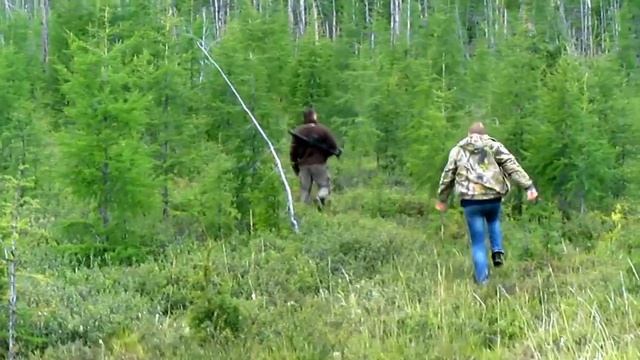 Погоня за оленем в районе озера Лабынкыр ? смотреть онлайн