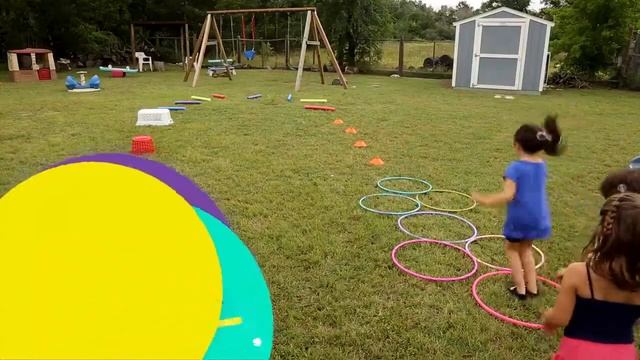 Physical Activity Games for Kids: Obstacle Course смотреть онлайн